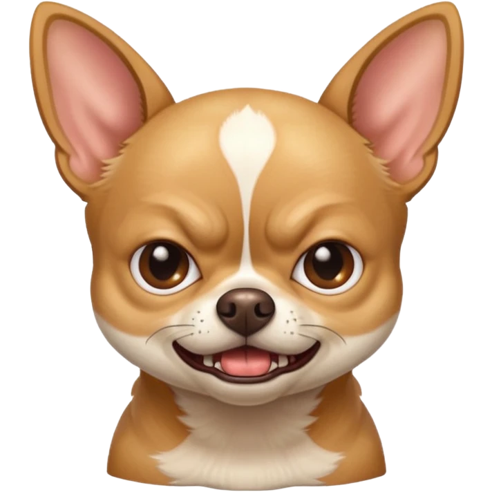 Angry chihuahua emoji