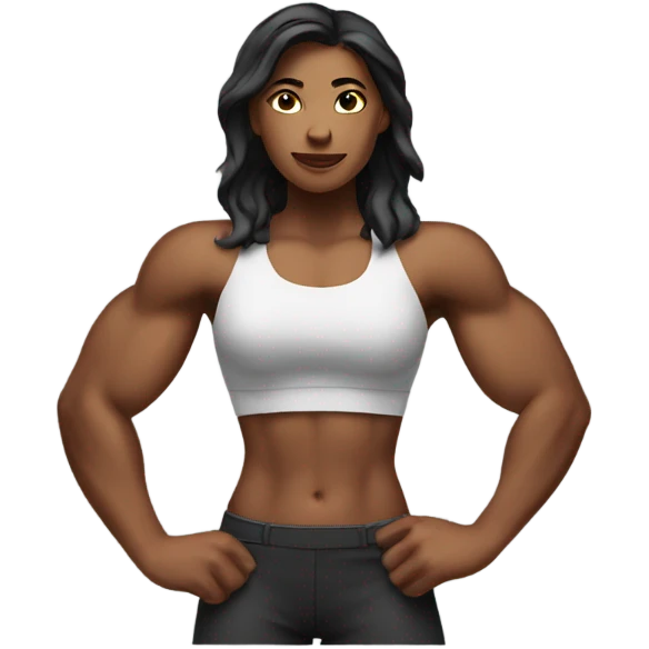Muscular woman  emoji