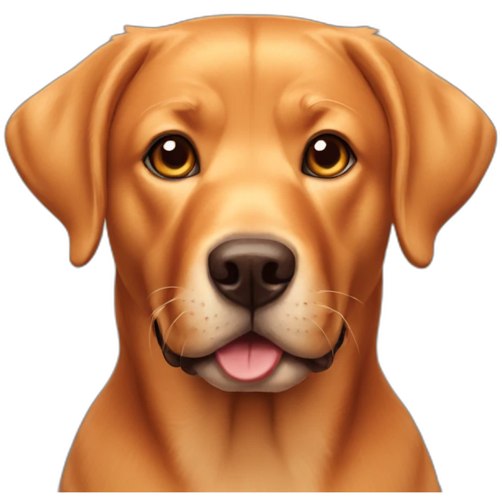 foxred labrador emoji