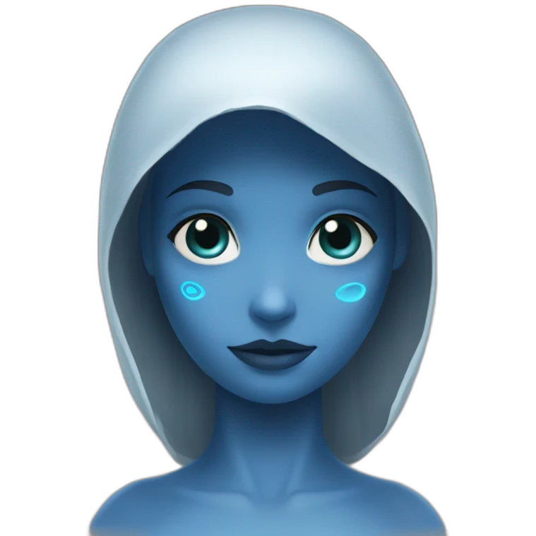 Blue cortana emoji
