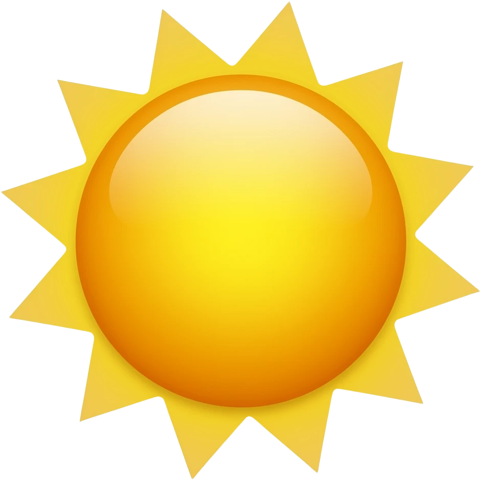 Sun emoji