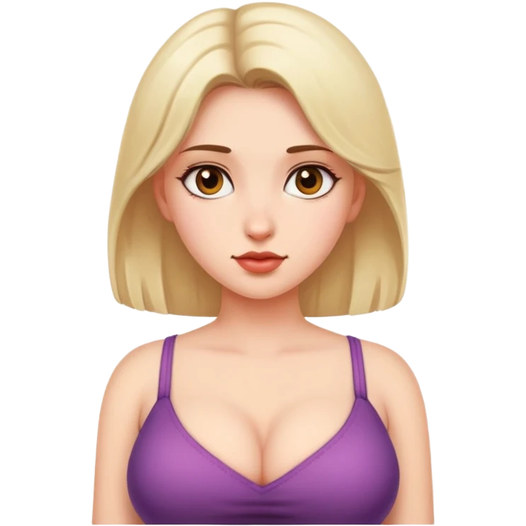Girl with big tits emoji