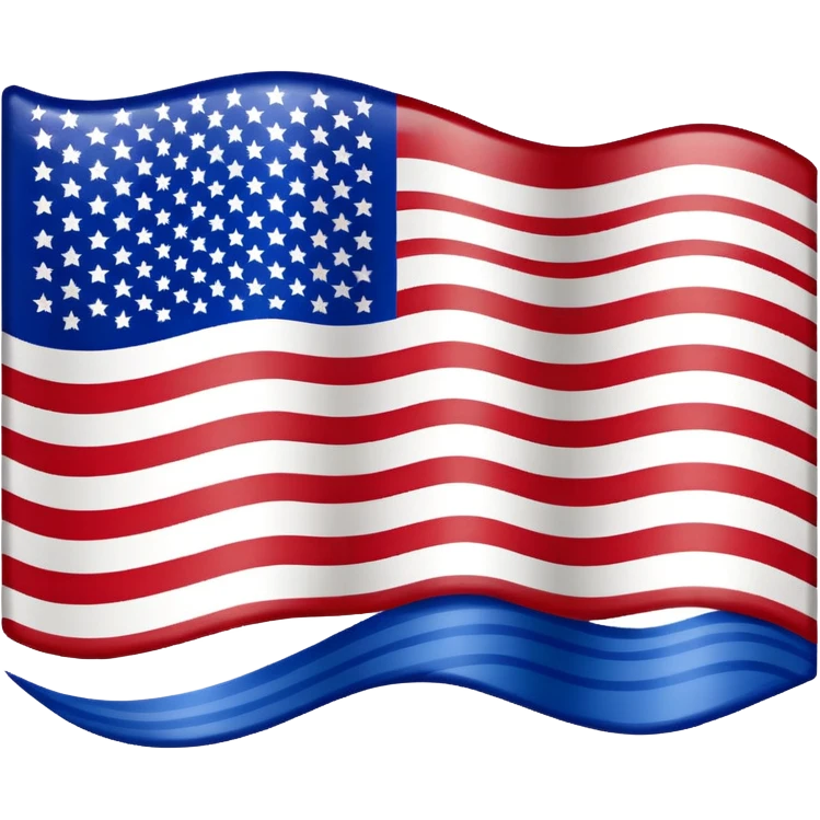 Upside down US flag emoji