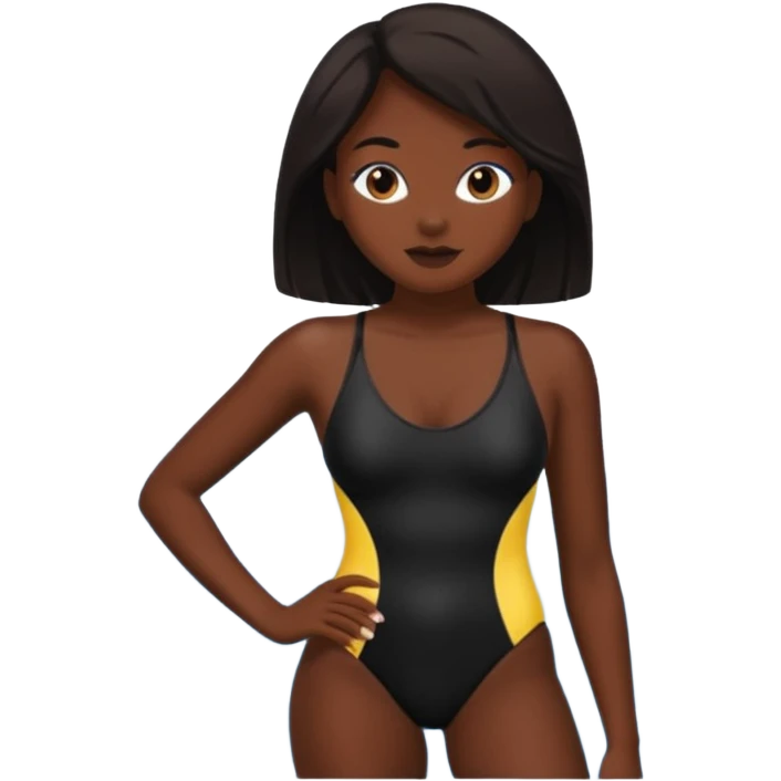 black swimsuit emoji