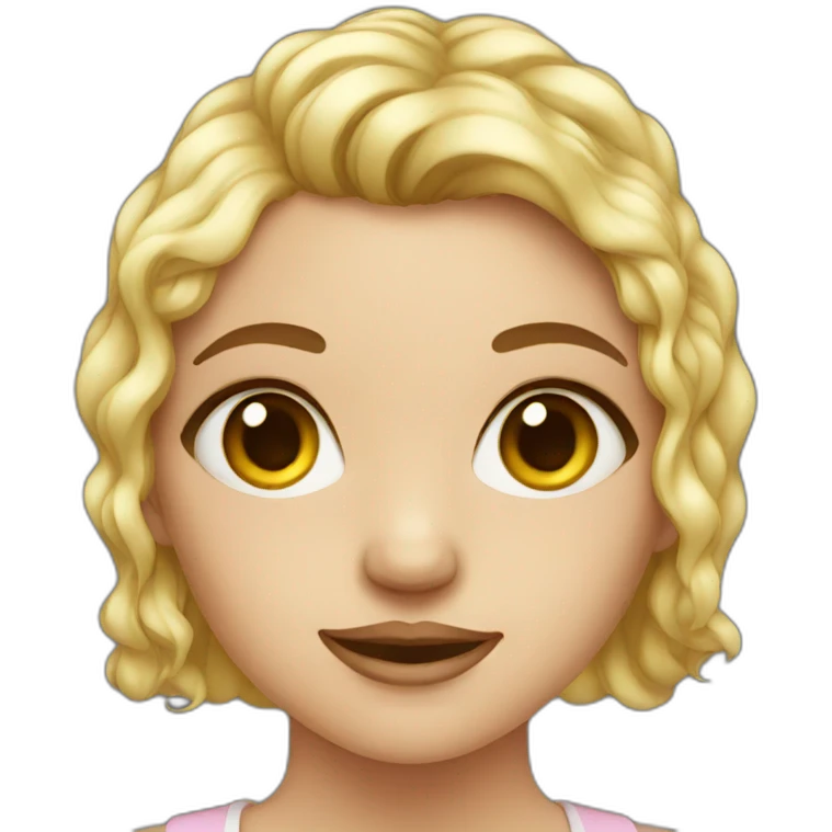 Girl with acne emoji