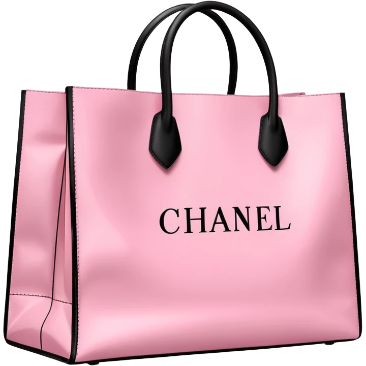 Victoria secret shopping bag, Sephora shopping bag, Chanel shopping bag emoji