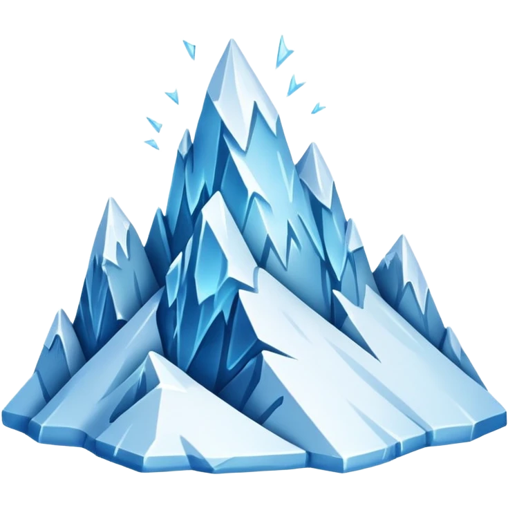 ice mountain emoji