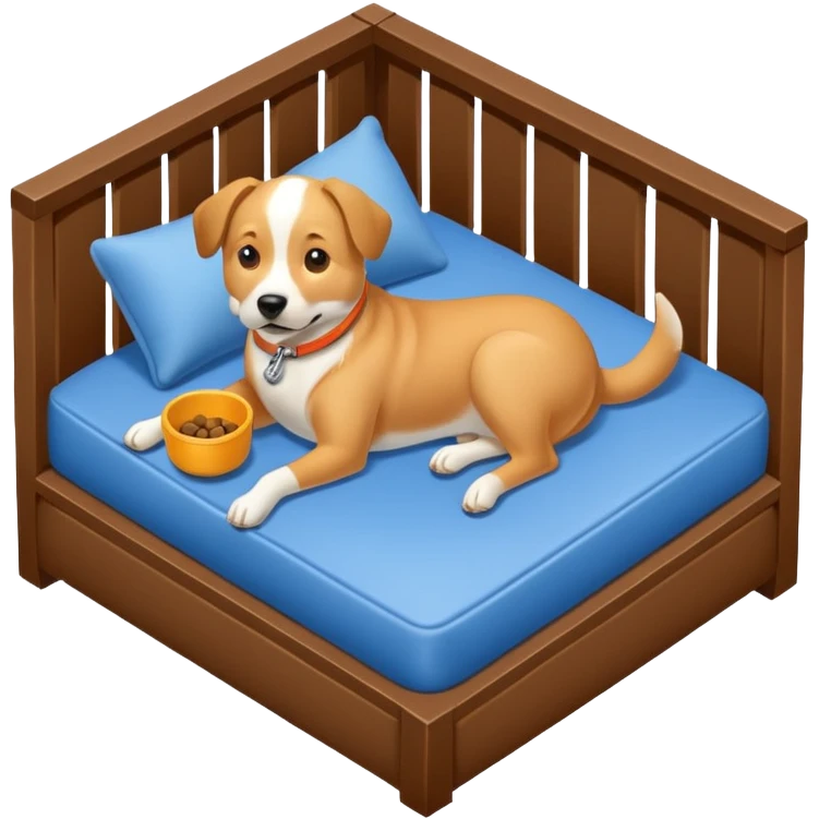 Goals:
1) Isometric view
2) Physically realistic portrayed in a way that would be expected to the average person
3) Avoid anything that could be considered offensive, even 2%

---
Now generate an image to represent a list to buy items for a dog. Items include: Kennel, bowl, bed, leash, etc emoji