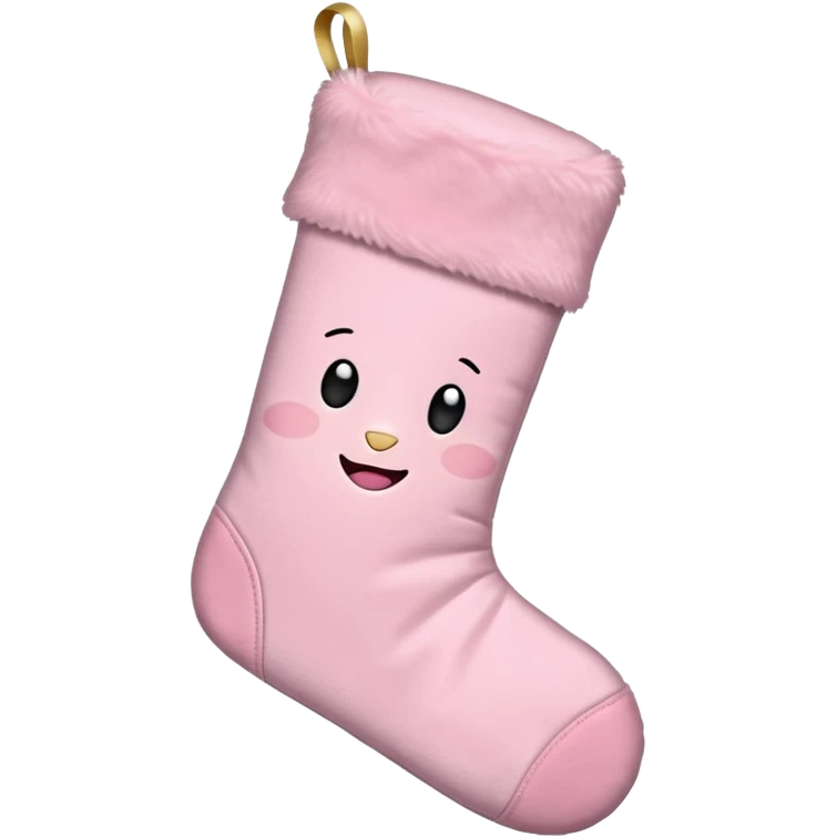 an aesthetic baby pink  christmas  emoji