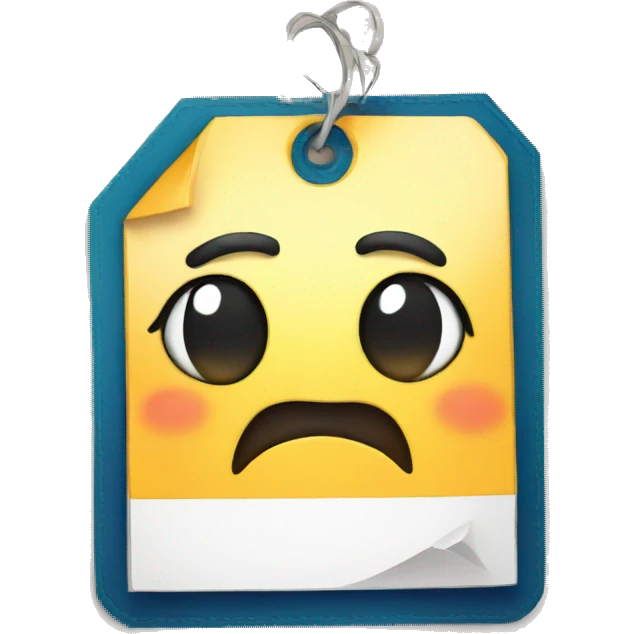 price tag emoji