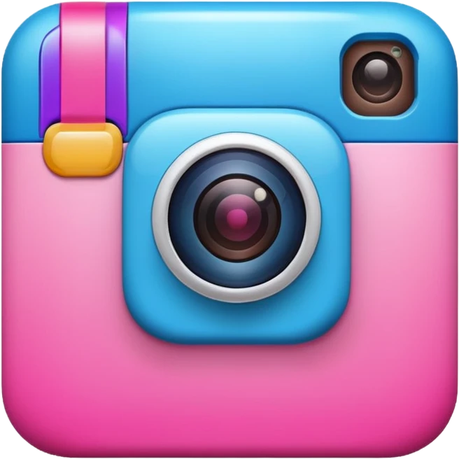 instagram icon 3d colourful emoji