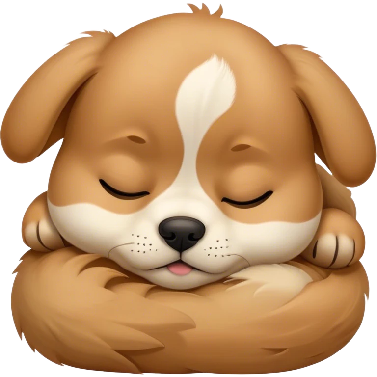 sleepy puppy emoji