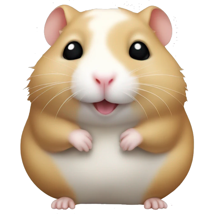 Sand coloured hamster emoji