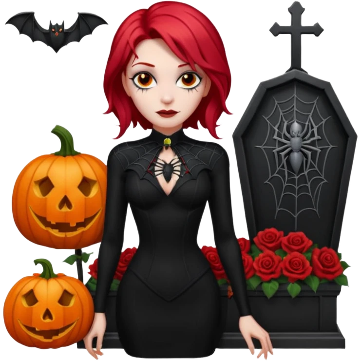 Chris motionless  🕸🦇🎃🥀⚰️🖤🪦🎶🎤👩‍🦰 emoji