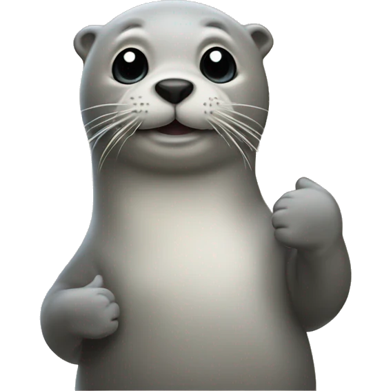 Seal of approval thumb up emoji