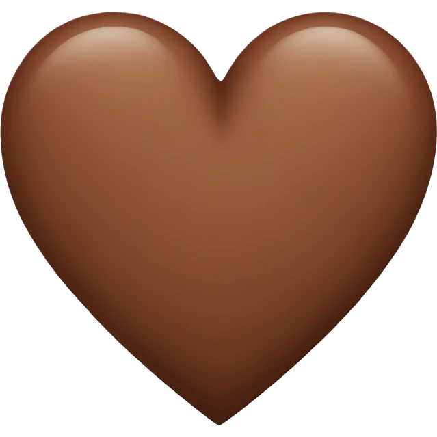brown heart  emoji