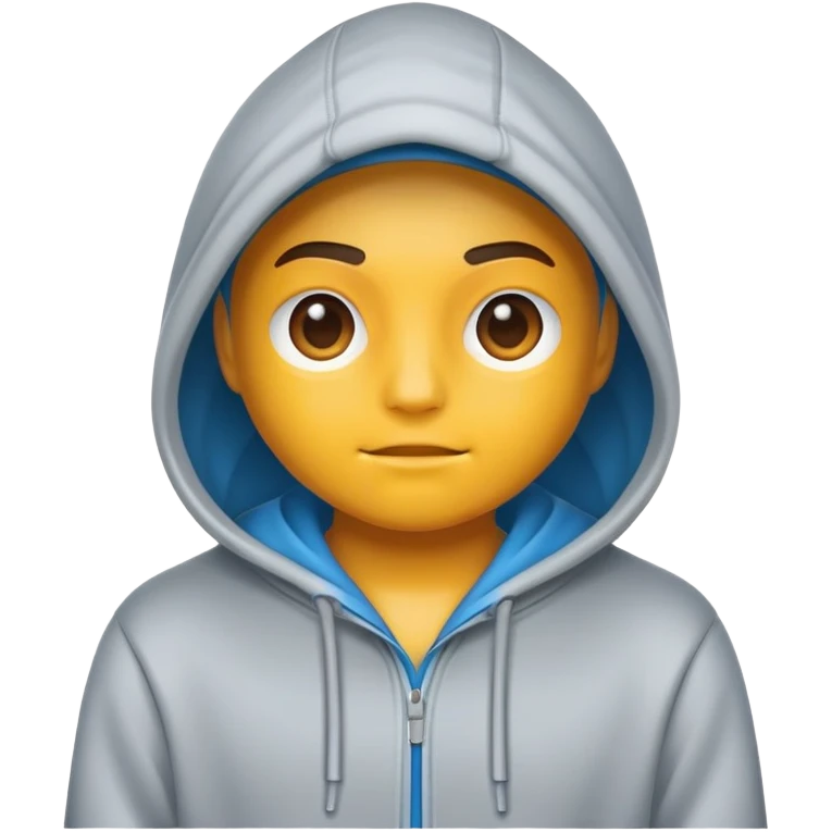 Car Wearing a hoodie  emoji