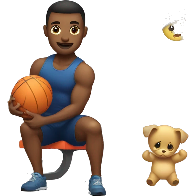 Cute gym emoji