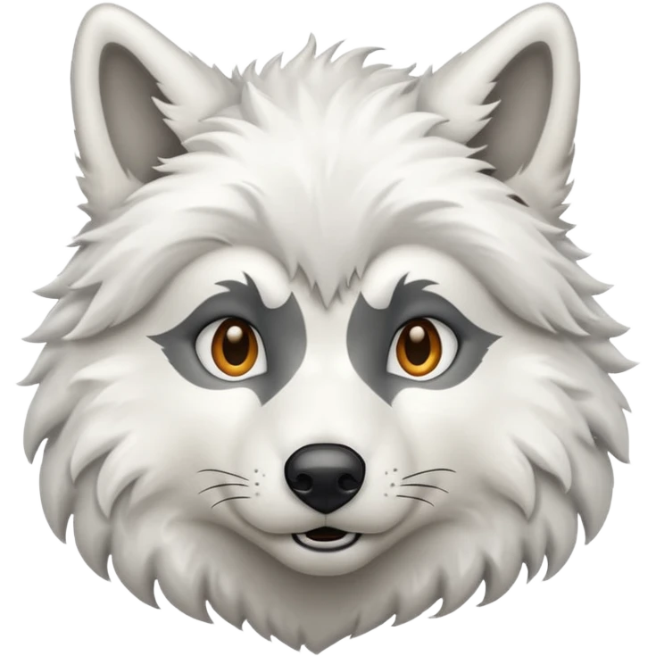 Loup Blanc pour twitch emoji