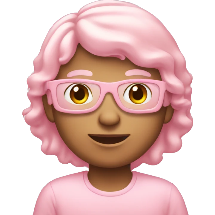 Pastel pink iPhone emoji