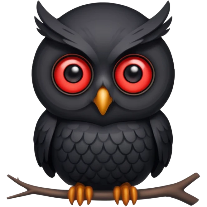 





Baby owl – Fluffy, tiny wings




Black owl - red eyes, front view



 emoji