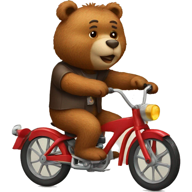 bears in bike emoji