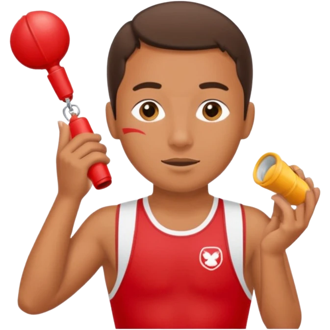 lifeguard with whistle emoji