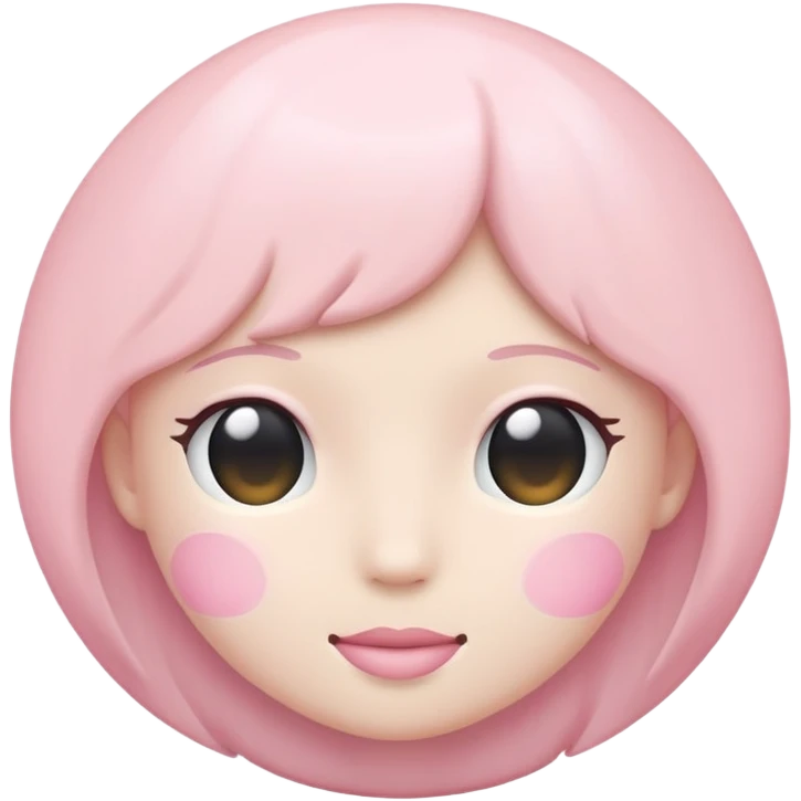 Pastel pink emoji