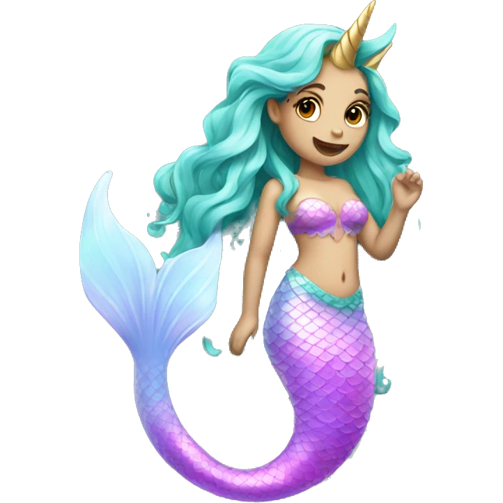 Mermaid Unicorn emoji