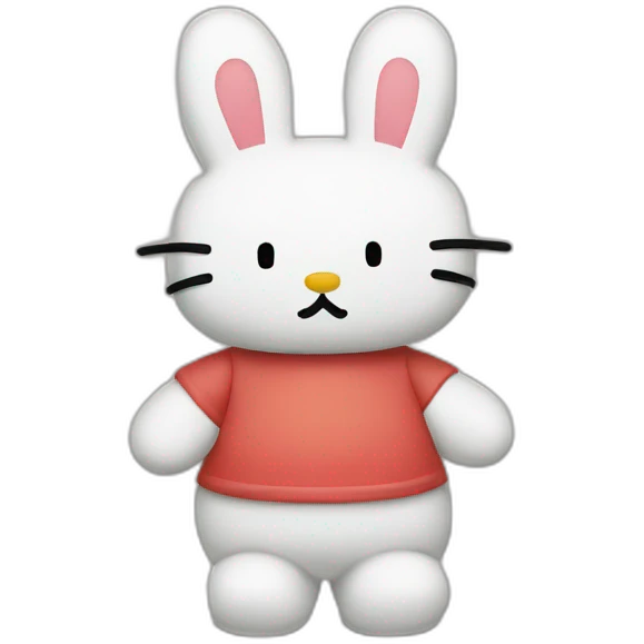 Miffy and Hello kitty emoji