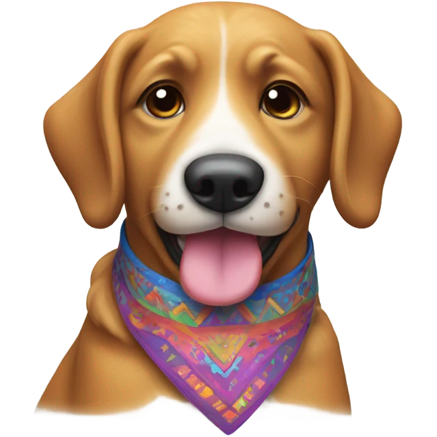 Gay dog emoji