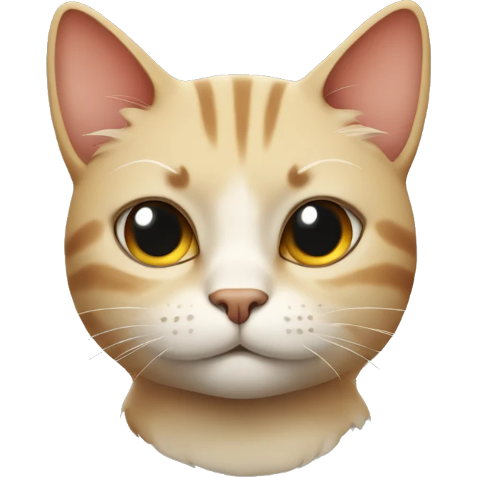 cat with smug smirk emoji