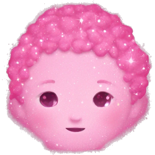 pink sparkles emoji