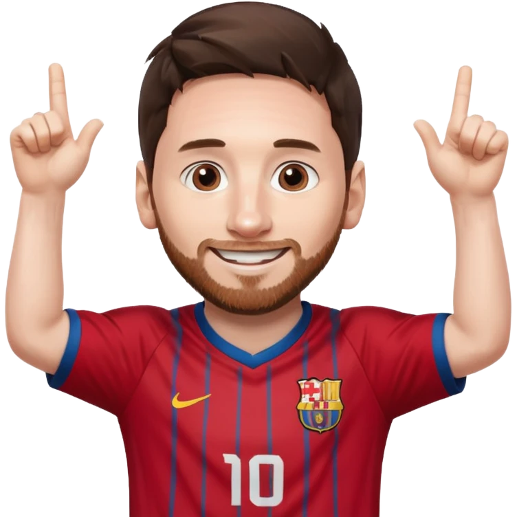 ich bin froh, ich bin Messi emoji