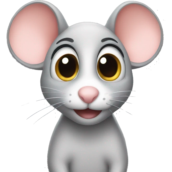 Mouse with big eyes emoji