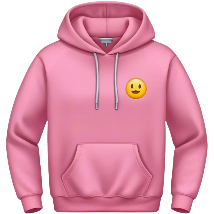 Pink hoodie  emoji