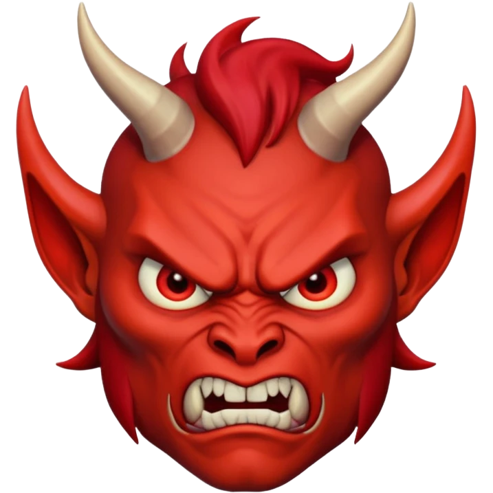 Angry hello devil 👿 emoji