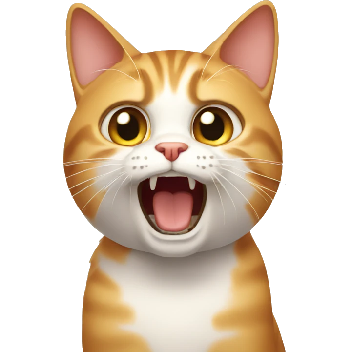 panicked cat emoji