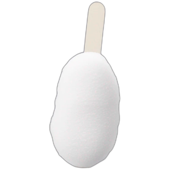 cotton swab nasal covid test emoji