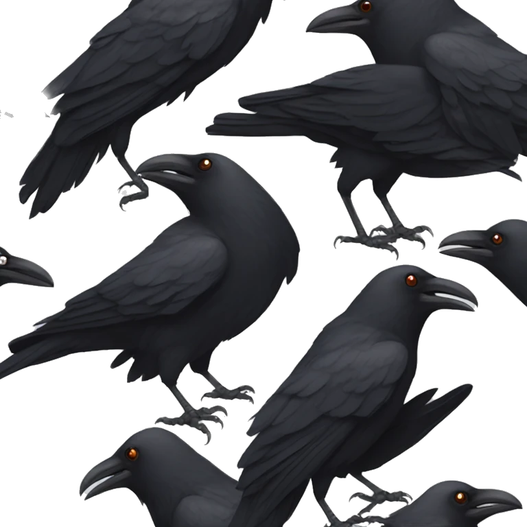 Crow  emoji