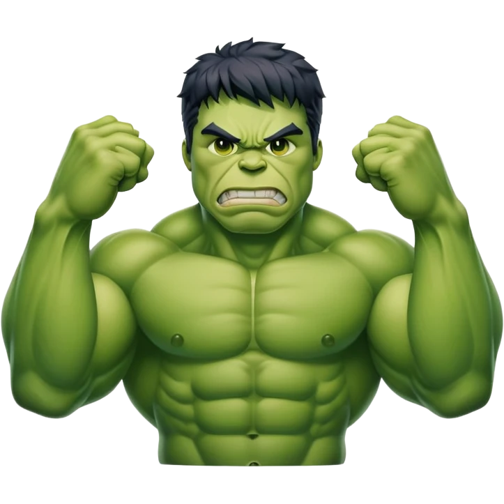 Hulk man emoji