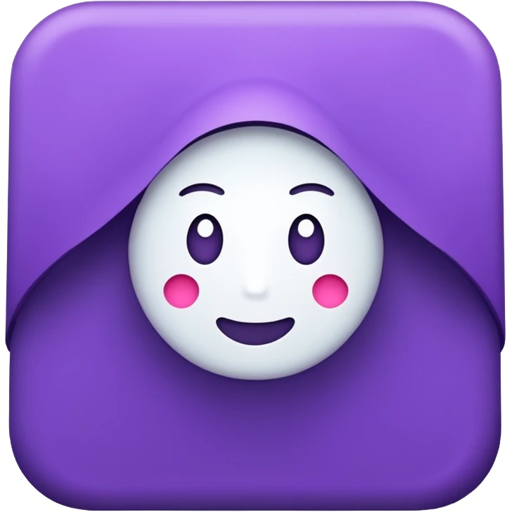  luminária japonesas roxas e ciano emoji