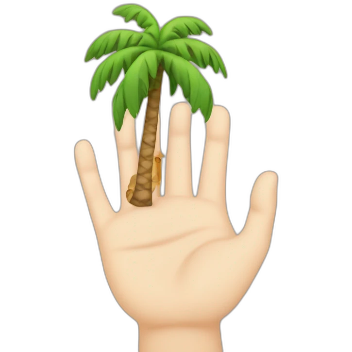 the world in the palm of a hand emoji