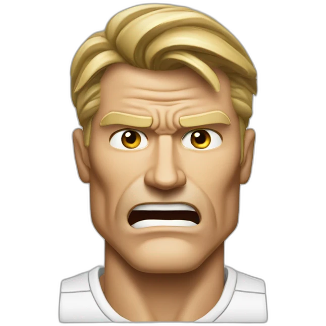 dolph-lundgren-laborant-angry emoji
