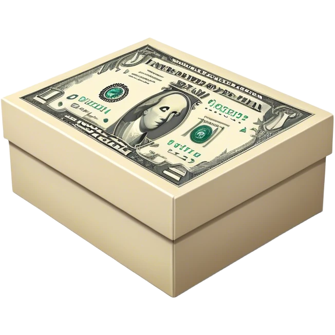 A box featuring a guess bill design emoji