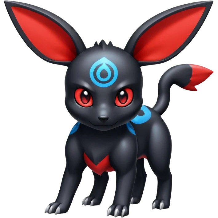 Guilmon-Umbreon-hybrid emoji