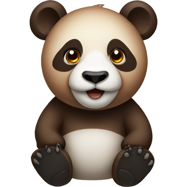 Brown panda  emoji