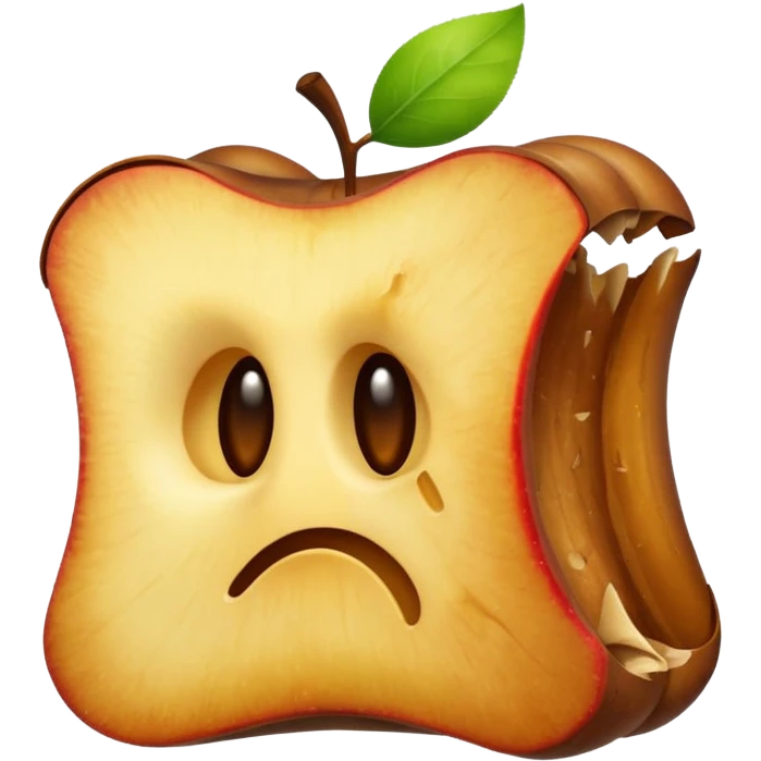 Apple core emoji