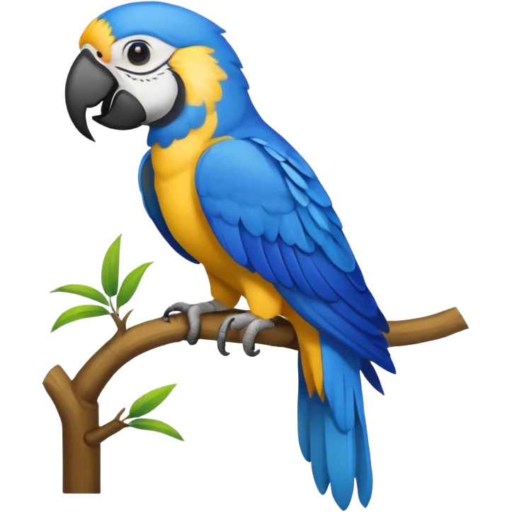 arara azul emoji