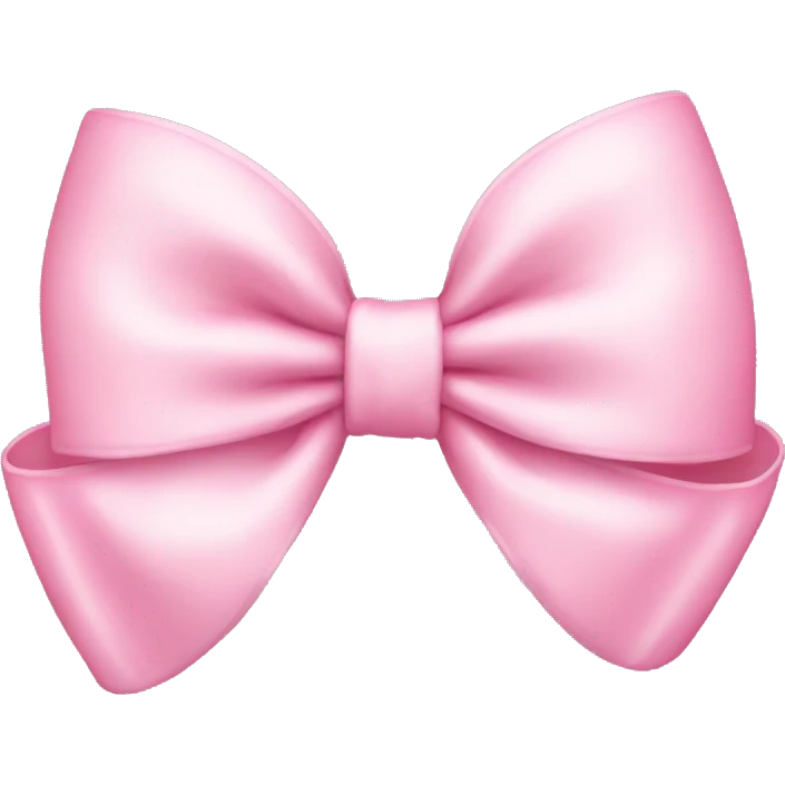 Baby pink bow  emoji